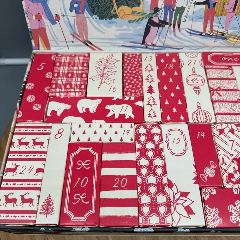 Anthropologie 2022 George & Viv 24‎ Days Of Beauty Advent Box Empty.